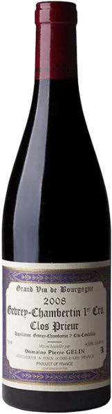vue du vin Domaine Pierre Gelin Gevrey Chambertin 1er Cru "Clos Prieur"