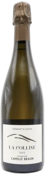 image du vin Domaine Camille Braun la Colline Crémant d’Alsace Brut Nature 2022