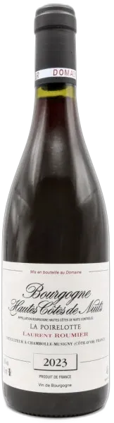 capture du vin Domaine Laurent Roumier Bourgogne Hautes Côtes de Nuits 2023