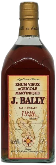 illustration du vin J.Bally Agricole Vieux 12ans Etui