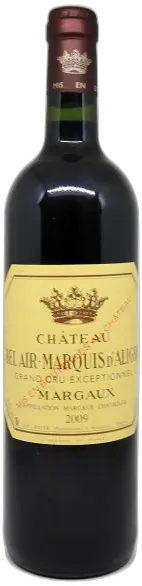 capture du vin Château Bel Air Marquis d’Aligre 2009