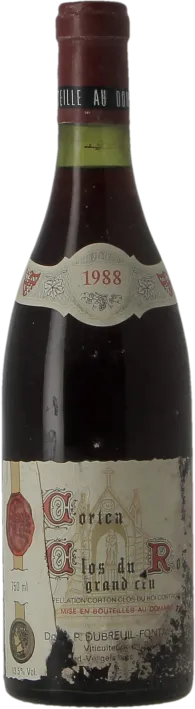 photo du vin Corton Clos du Roi Grand Cru