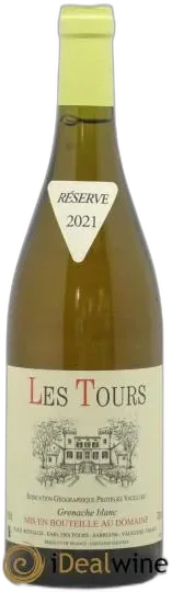 aperçu du vin les Tours Grenache Blanc
