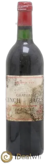 photo du vin Château Lynch Bages