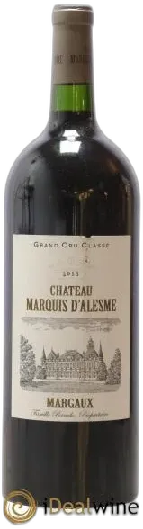 photos du vin Marquis d'Alesme Becker