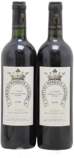 image du vin Château Marquis d’Alesme Becker