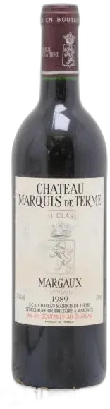 aperçu du vin Château Marquis de Terme