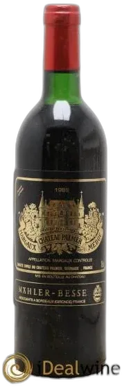 vue du vin Château Palmer