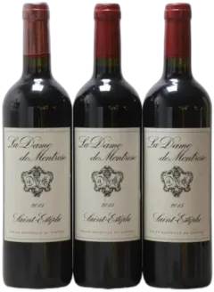 vue du vin la Dame de Montrose Second Vin