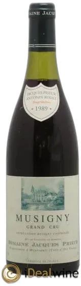 image du vin Musigny Grand Cru Jacques Prieur