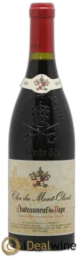 capture du vin Clos du Mont-Olivet