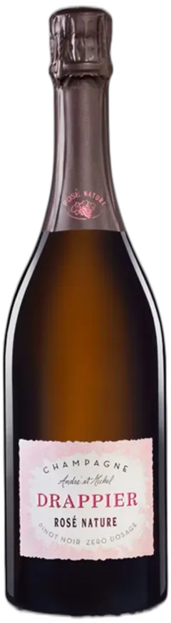 vue du vin Champagne Drappier Brut Nature Rosé