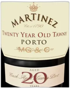 photo du vin Oporto Martínez 20 Years Old Tawny