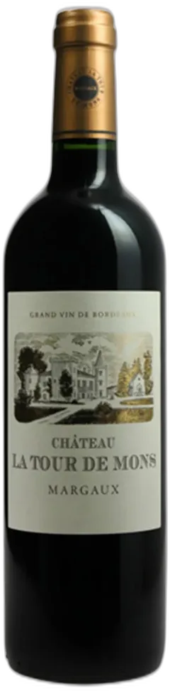 image du vin Château la Tour de Mons 2020 Margaux