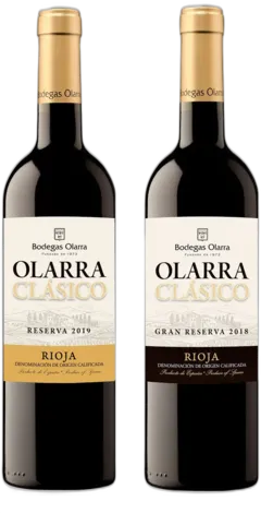 capture du vin Olarra Clásico Reserva et Olarra Clásico Gran Reserva 2018