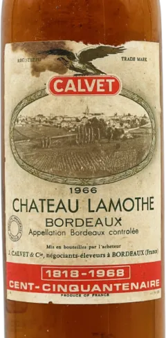 image du vin Château Lamothe