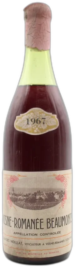 capture du vin Vosne-Romanée "Beaumonts" 1967 Domaine Charles Noellat