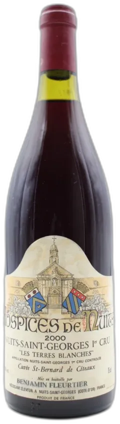aperçu du vin Nuits-Saint-Georges 1er Cru "les Terres Blanches" 2000 Cuvée Saint-Bernard de Citeaux Hospices de Nuits Benjamin Fleurtier