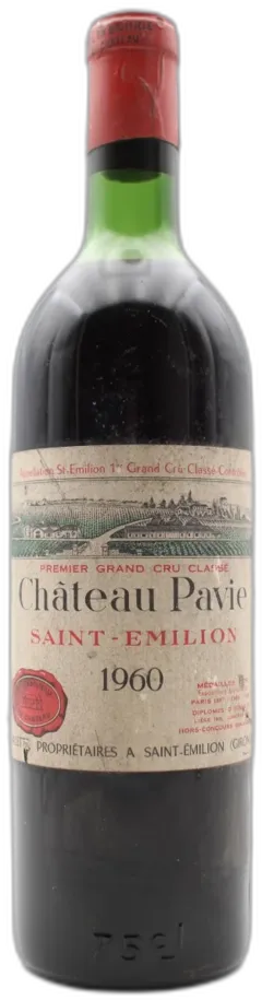 photo du vin Château Pavie 1960