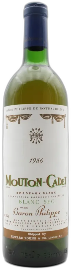photo du vin Mouton Cadet 1986