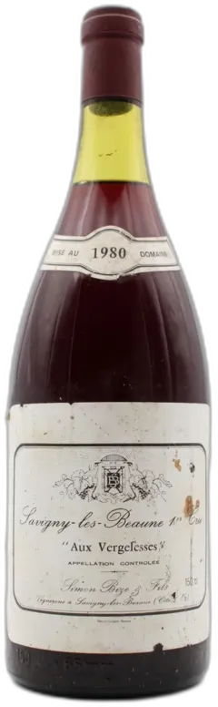 photos du vin Magnum Savigny-les-Beaune 1er Cru "Aux Vergelesses" 1980 Simon Bize
