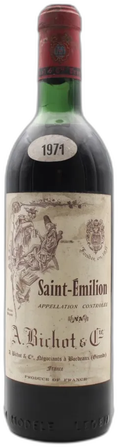photos du vin Saint-Emilion 1971 Albert Bichot