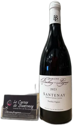 vue du vin Santenay Vieilles Vignes Rouge 2023 Domaine Bachey-Legros