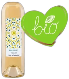 vue du vin Mas de Rey l’Esprit Blanc 2024 Igp Bouches-du-Rhone Terre de Camargue