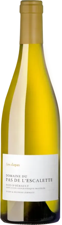 vue du vin les Clapas Blanc 2012 Domaine du Pas de l'Escalette, Igp Pays d'Herault