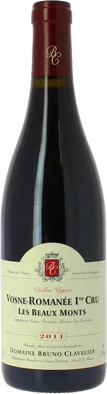photo du vin les Beaux Monts 2013 Bruno Clavelier, Vosne Romanée 1er Cru