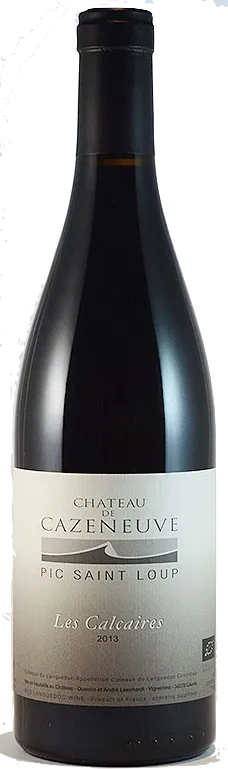 photo du vin les Calcaires 2022 Château de Cazeneuve, Pic Saint-Loup