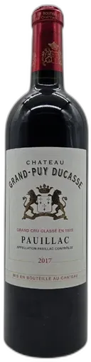 image du vin Château Grand-Puy Ducasse Grand Cru Classé Aop Pauillac 2017