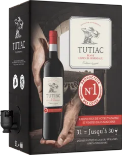 photo du vin Tutiac Generique, Aop Blaye Côtes de Bordeaux, Rouge, Bib