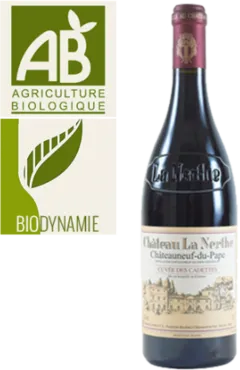 photos du vin Château la Nerthe Châteauneuf-du-Pape Cuvée des Cadettes Rouge 2012