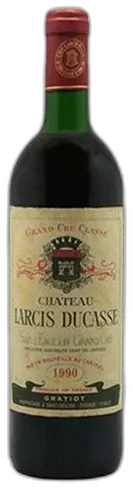 photos du vin Château Larcis Ducasse Saint-Emilion 1er Grand Cru Classé 1990
