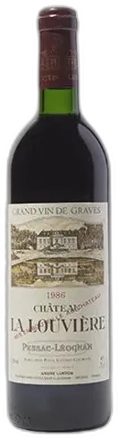 photo du vin Château la Louvière Pessac-Léognan Rouge 1986