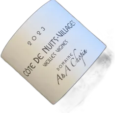 vue du vin Côtes de Nuits Villages Rouge "Vieilles Vignes" 2023