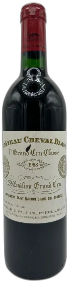 photo du vin Château Cheval Blanc 1988 Bordeaux France