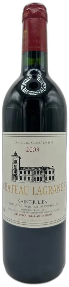 image du vin Château Lagrange 2003 Bordeaux France