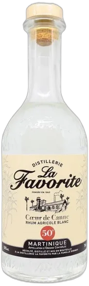 photos du vin La Favorite Rhum Blanc Coeur de Canne 50