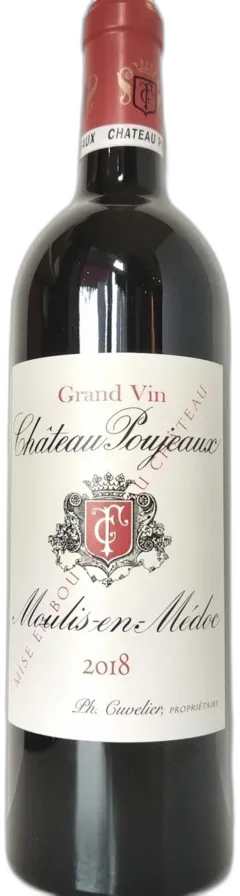 illustration du vin Moulis en Médoc Château Poujeaux 2018