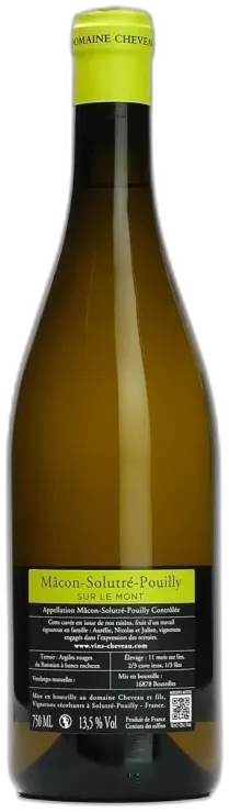 photos du vin Mâcon Solutré Pouilly Cheveau