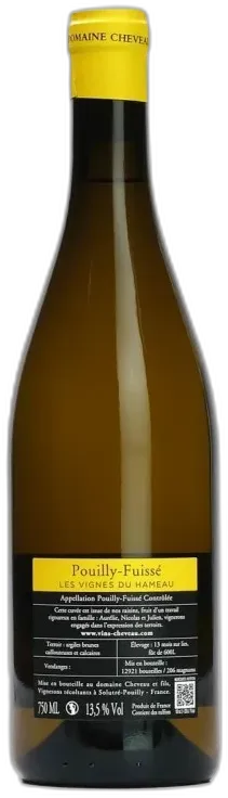 photo du vin Pouilly Fuissé Vignes du Hameau Domaine Cheveau
