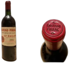 vue du vin Château Figeac 1990