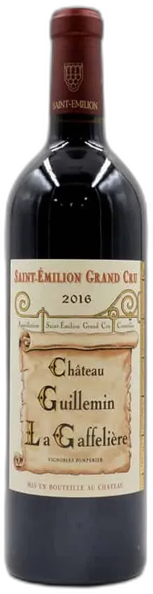 illustration du vin Château Guillemin la Gaffelière, Saint Emilion Grand Cru 2020