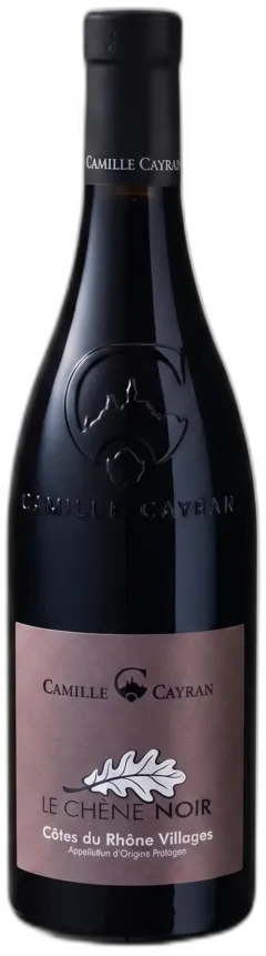 photo du vin Côtes du Rhone Village Camille Cayran Bio le Chêne Noir