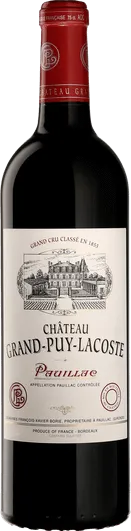 vue du vin Château Grand-Puy-Lacoste 2011