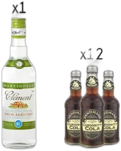 capture du vin Pack Cuba Libre Clément Blanc et Ses Fentimans Cola Curiosity