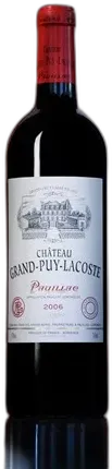 capture du vin Grand Puy Lacoste Pauillac 2006