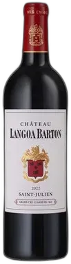 image du vin Langoa Barton Saint Julien Rouge 2022